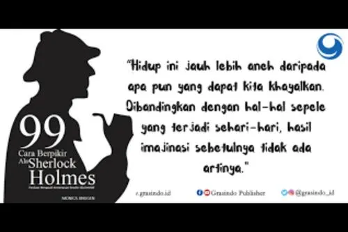 buku berpikir ala sherlock holmes Monica Anggen