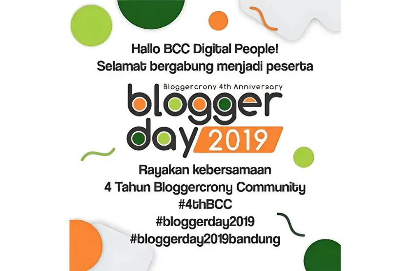 Jadi peserta Blogger Day